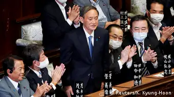 Japan Wahl neuer Regierungschef Yoshihide Suga