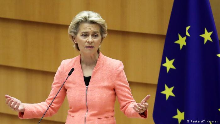 Ursula von der Leyen prononce son premier discours sur l'état de l'Union européenne