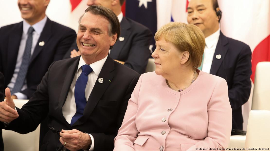 Japan G20 Angela Merkel und Jair Bolsonaro