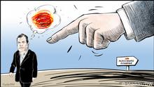 Karikatur von Vladdo I Correa, raus