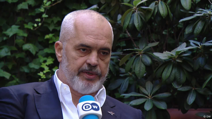 Berlin | Interview Ministerpräsident Edi Rama Albanien 