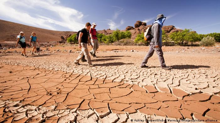 منطقة الأطلس في المغرب حيث يسود جفاف نادر الحدوث
