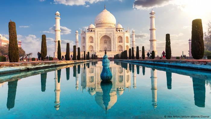 Taj Mahal di Agra, India.