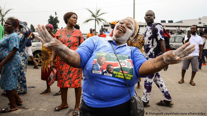 Nigeria Benin City | Edo State Wahlen | Godwin Obaseki gewinnt