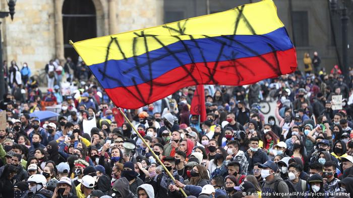 Protest in Kolumbien