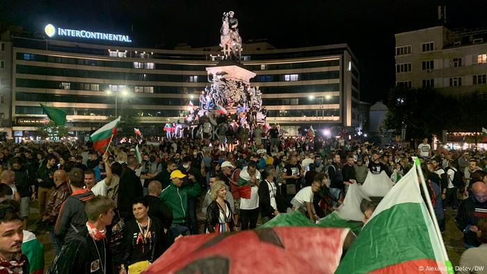 Bulgarien I Proteste in Sofia (Alexandar Detev/DW)