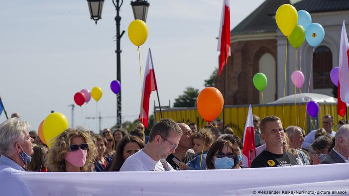 Polen Warschau Protest von Lebensschützern gegen LGBT