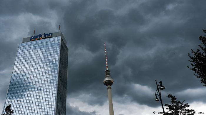 Gray sky over Berlin