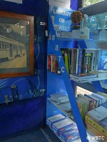 Straßenbahn-Bibliothek in Indien