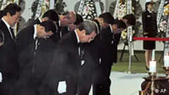 Südkorea gesunkenes Schiff Trauerfeier Premierminister Chung Un-chan