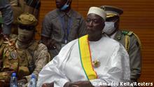 The new interim president of Mali Bah Ndaw speaks as he attends the Inauguration ceremony in Bamako, Mali September 25, 2020. REUTERS/Amadou Keita