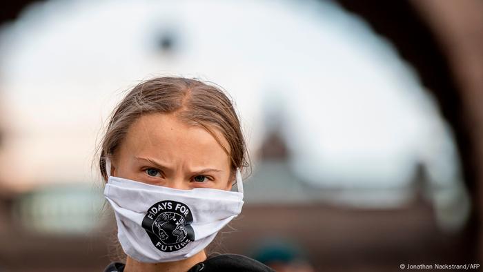 Swedish climate activist Greta Thunberg (Jonathan Nackstrand/AFP)