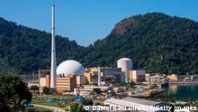 View of Angra I and II nuclear power complex, in Angra dos Reis, Rio de Janeiro, Brazil, on August 1, 2019. - The construction of the Brazilian nuclear power plant Angra III, paralyzed since 2005 and involved in corruption scandals, is due to be resumed at the end of 2020 with a private partner. (Photo by Daniel RAMALHO / AFP) (Photo credit should read DANIEL RAMALHO/AFP via Getty Images)