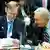 Weltbank-Präsident Robert Zoellick (l.) und IWF- Chef Dominique Strauss-Kahn (Foto: dapd)