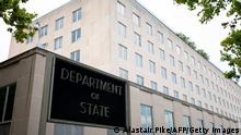 The US Department of State building is seen in Washington, DC, on July 22, 2019. (Photo by Alastair Pike / AFP) (Photo credit should read ALASTAIR PIKE/AFP via Getty Images)