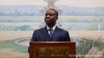 Guillaume Soro lors d'une conférence de presse à Paris, en septembre dernier