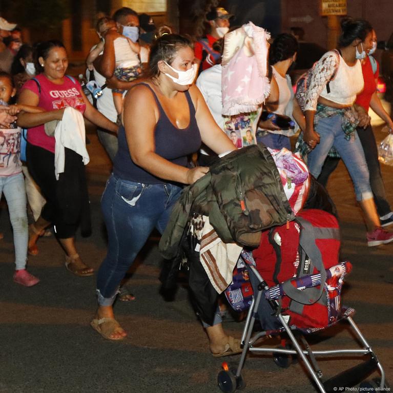 Honduras nueva caravana de migrantes sale en plena pandemia