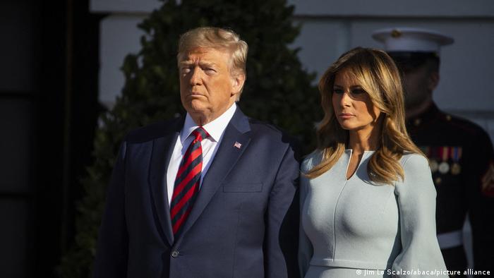 Donald Trump, y su esposa, Melania.