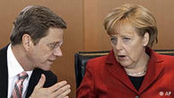 Deutschland Bundesregierung Finanzkrise Griechenland Angela Merkel und Guido Westerwelle