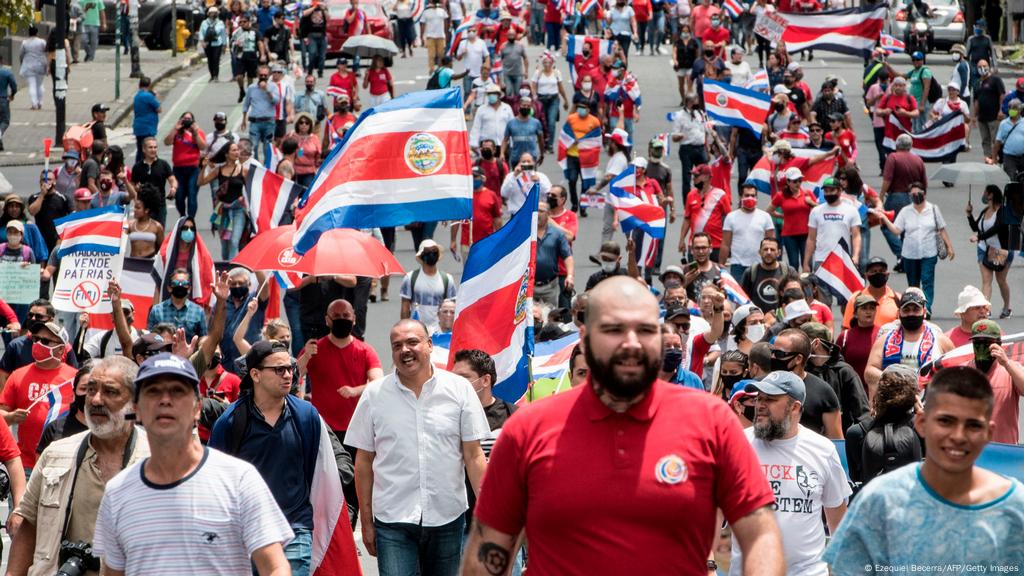 Siguen Manifestaciones En Costa Rica En Rechazo A Eventual Acuerdo Con Fmi Destacados Dw 03 10 2020