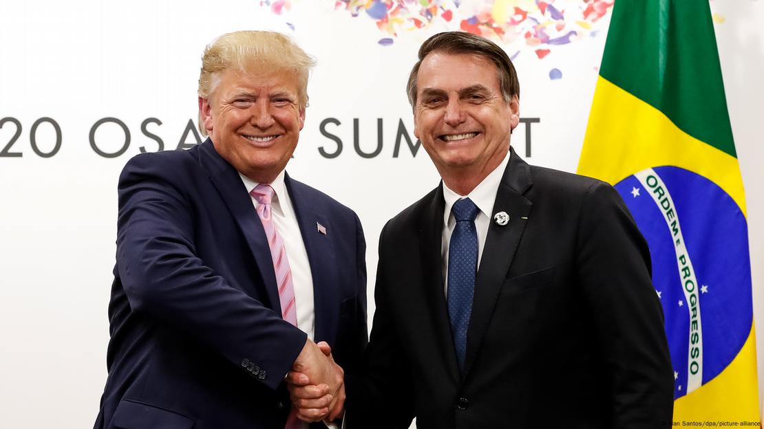 Trump e Bolsonaro em 2019