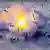 Imagem de vídeo mostrando o que seria a explosão de um míssil contra alvo armênio
