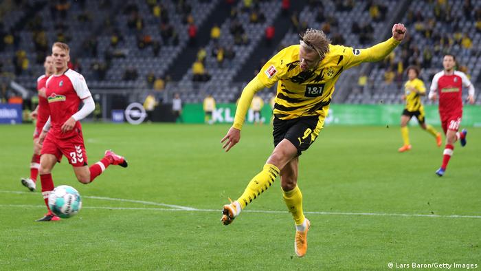 Bundesliga - Borussia Dortmund gegen SC Freiburg | Tor Haaland
