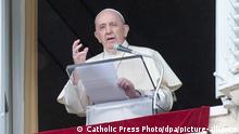 Papst Franziskus appelliert an die Nächstenliebe