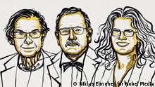 Nobelpreis für Physik 2020 Roger Penrose, Reinhard Genzel, Andrea Ghez 