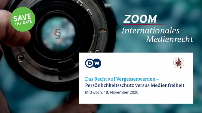 DW Header ZOOM, Medienrecht, Kooperation Universität zu Köln