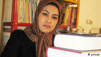 Afghan writer and journalist Zahra Zahedi, who lives in Iran (Photo: Zahra Zahedi) Geliefert von: Nadia Fasel