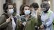 Italien Rom Touristen mit Maske Italien Rom Touristen mit Maske