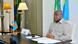 DR Congo President Felix Tshisekedi sits at a desk for a video conference call with regional leaders DR Congo President Felix Tshisekedi sits at a desk for a video conference call with regional leaders