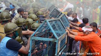 Indien Kolkata Gewaltsame Proteste bei BJP-Umzug
