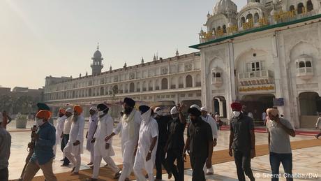 Indian farmers in protest