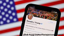 Twitter bloqueia conta de Trump permanentemente
