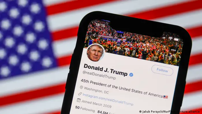 USA Symbolbild Trump Twitter