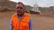 Luis Urzúa, exjefe de turno de los 33 mineros chilenos atrapados en la mina San José, este 6.10.2020, junto a la mina. Luis Urzúa, exjefe de turno de los 33 mineros chilenos atrapados en la mina San José, este 6.10.2020, junto a la mina.