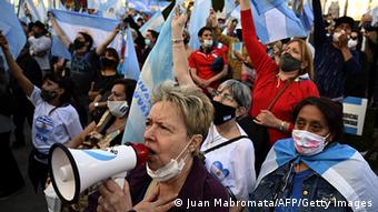 Protestas contra el gobierno de Alberto Fernández, en Buenos Aires. (12.10.2020).