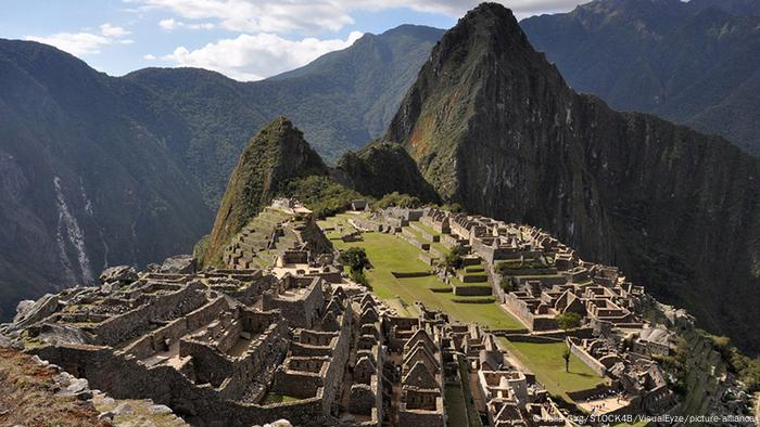 Reruntuhan kota kuno Inca, Machu Picchu di Peru.