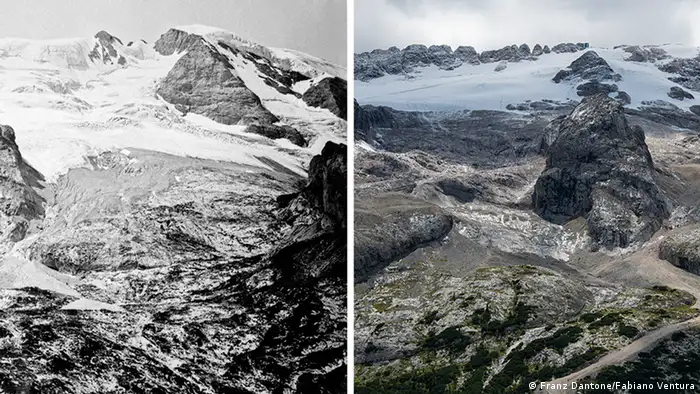 DW Klima Online | Fabiano Ventura - Gletscher Marmolada