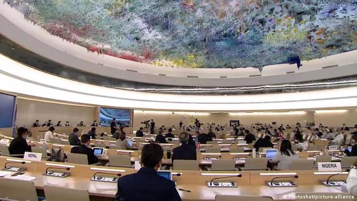 Genf UN Menschenrechtsrat Sitzung