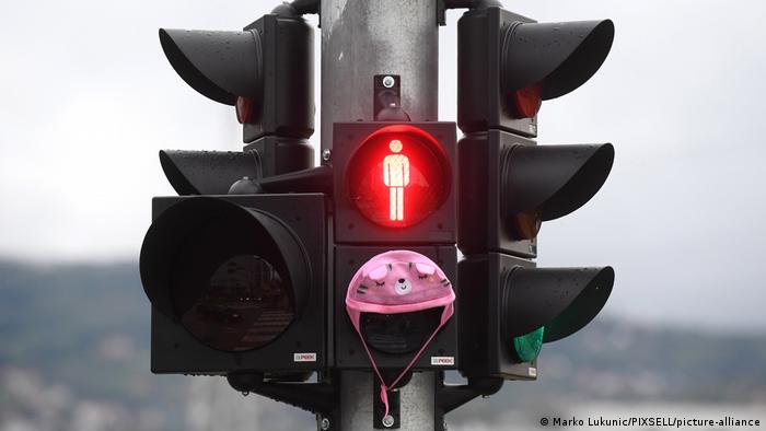 Croatia traffic light