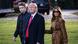 Prezydent Donald Trump z synem i żoną Melanią Prezydent Donald Trump z synem i żoną Melanią