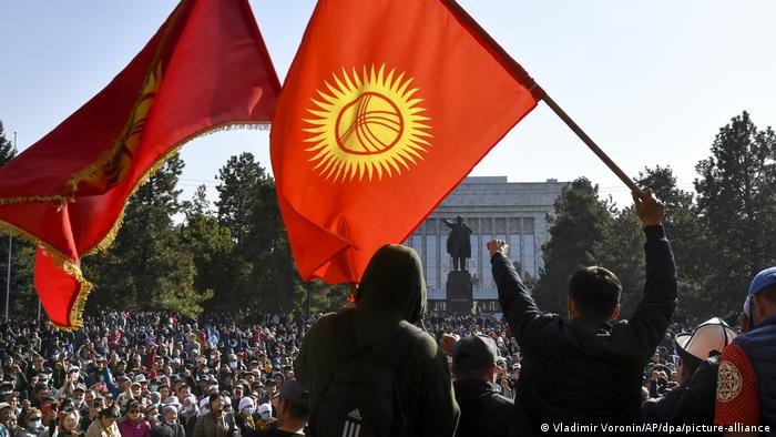 Kirgisistan I Proteste in Bishkek