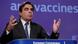 EU Commissioner Margaritis Schinas at a press conference on COVID-19 vaccine strategy EU Commissioner Margaritis Schinas at a press conference on COVID-19 vaccine strategy