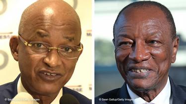 Montage d'image avec les portraits de Cellou Dalein Diallo (gauche) et l'ex-président Alpha Condé Montage d'image avec les portraits de Cellou Dalein Diallo (gauche) et l'ex-président Alpha Condé