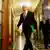 Greek Prime Minister George Papandreou walking to a cabinet meeting in the parliament building