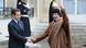 Der französische Präsident Nicolas Sarkozy empfängt den libyschen Diktator Muammar al-Gaddafi im Élysée-Palast in Paris Der französische Präsident Nicolas Sarkozy empfängt den libyschen Diktator Muammar al-Gaddafi im Élysée-Palast in Paris