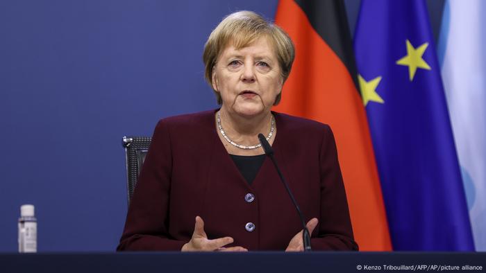 Belgien EU-Gipfel | Kanzlerin Merkel (Kenzo Tribouillard/AFP/AP/picture alliance)